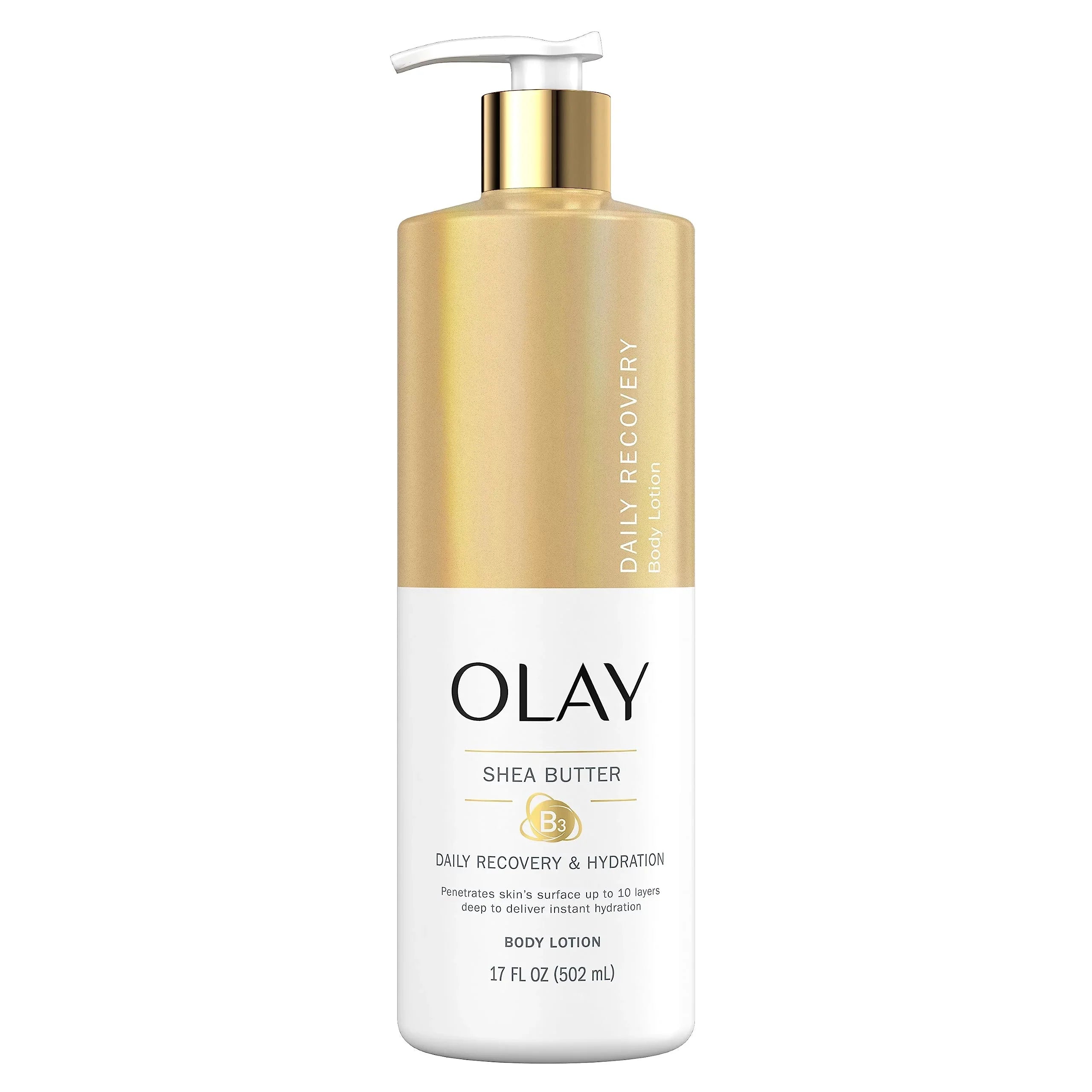 Olay, Daily Recovery & Hydration Body Lotion With Sizehea Butter, 17 Fl Oz