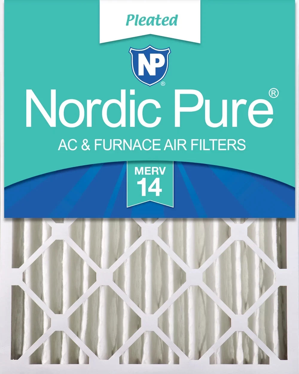 Nordic Pure 28x30x4 (3 5/8) Pleated MERV 14 Air Filter 1 Pack