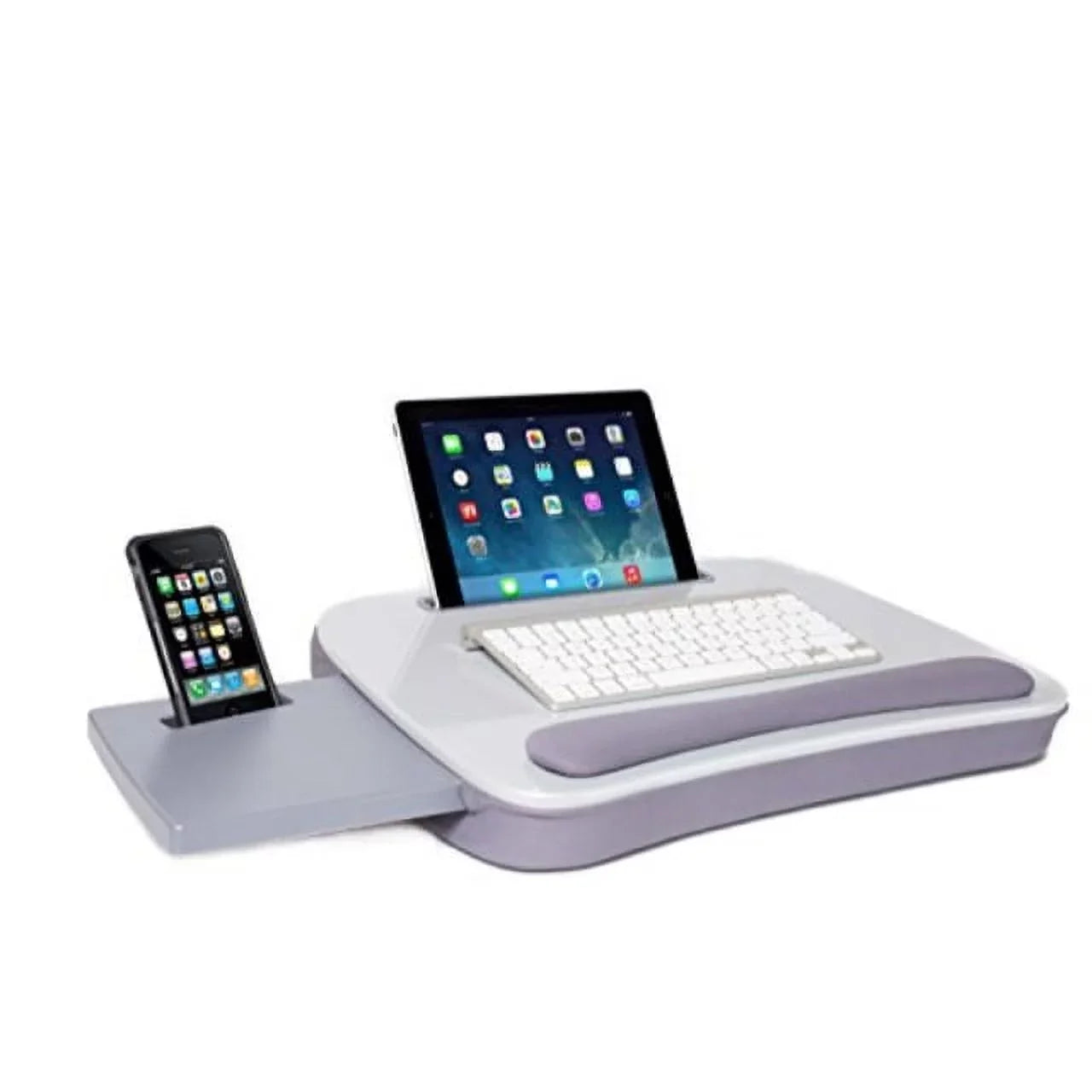 Sizeofia + Sizeam Multi-tasking Memory Pillow Lap Desk - Sizeilver