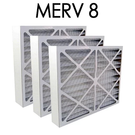 24x24x4 MERV 8 Pleated Air Filter 3PK | 23.375x23.375x3.625 - Actual Sizeize