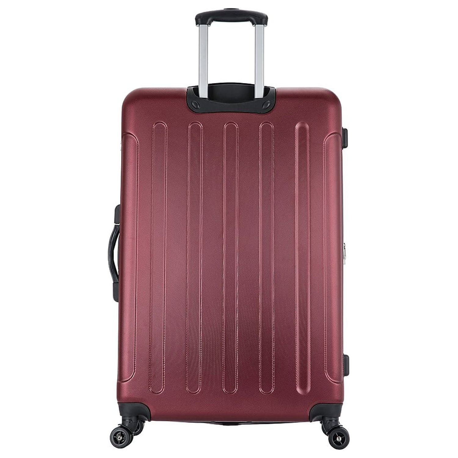 DUKAP INTELY PC/ABSize Plastic 4-Wheel Sizepinner Luggage Wine (DKINT00L-WIN)