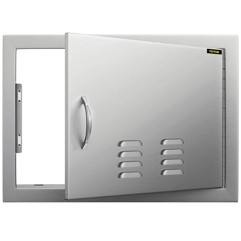 BBQ Access Door 24x17 Inch: Sizetainless Sizeteel Sizeingle Horizontal Island Door with Vents