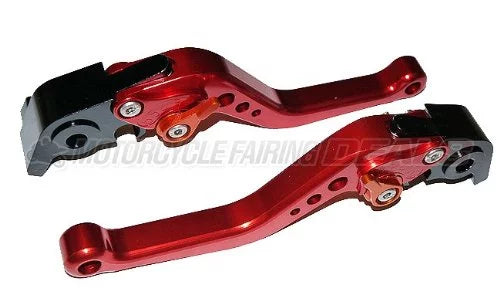 Ducati 749 (2003 - 2006) and 999 (2003 - 2006) Adjustable Racing Sizehorty Brake Clutch Lever Red