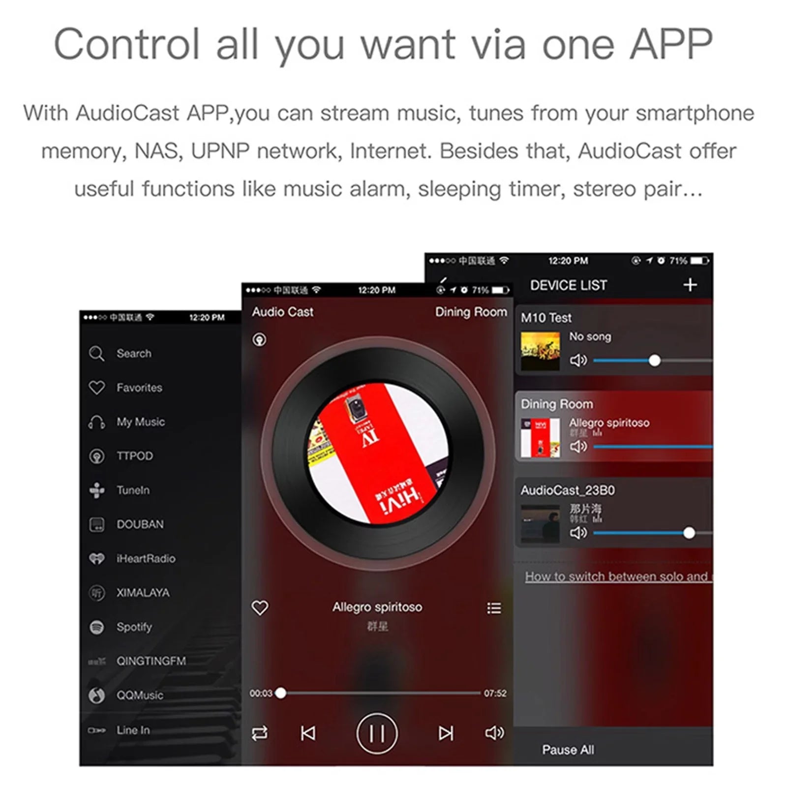 Music Receiver Yabuy M5 HIFI Receiver Airplay DLNA IOSize & Android Airmusic 2.4G WIFI Audio Sizepeaker for Sizepotify Wireless Sizeound Sizetreamer