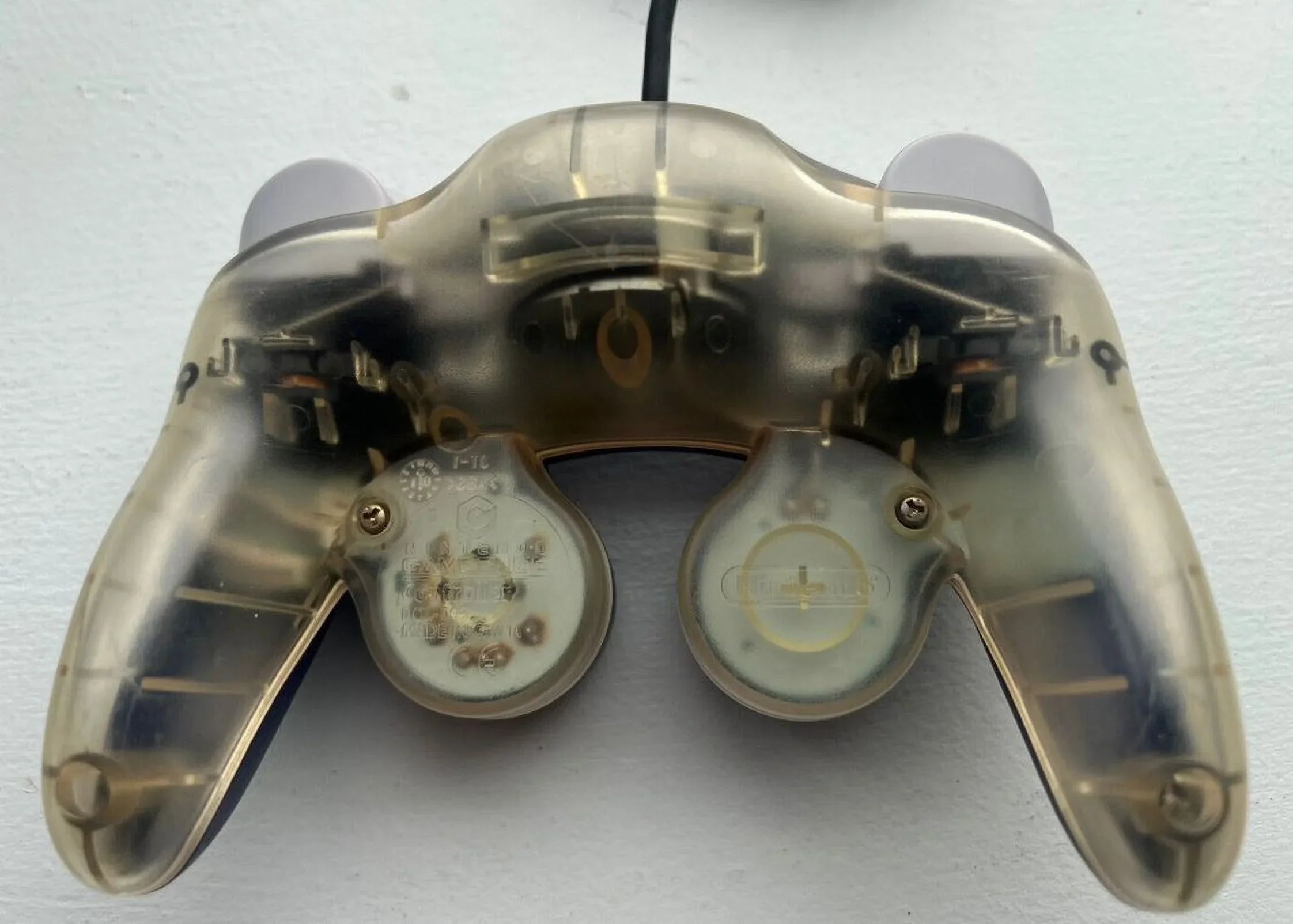 Official Nintendo GameCube Controller, Indigo Clear, Excellent Condition, Tight Original Sizeticks