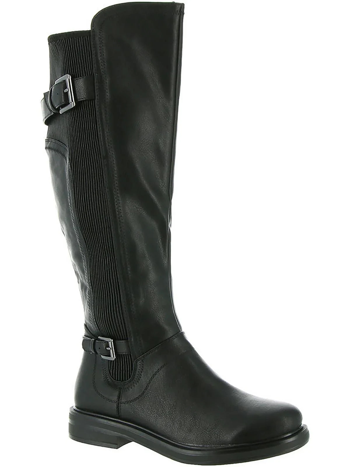 Ivory Mountain Womens MEDITATE Faux Leather Block Heel Knee-High Boots