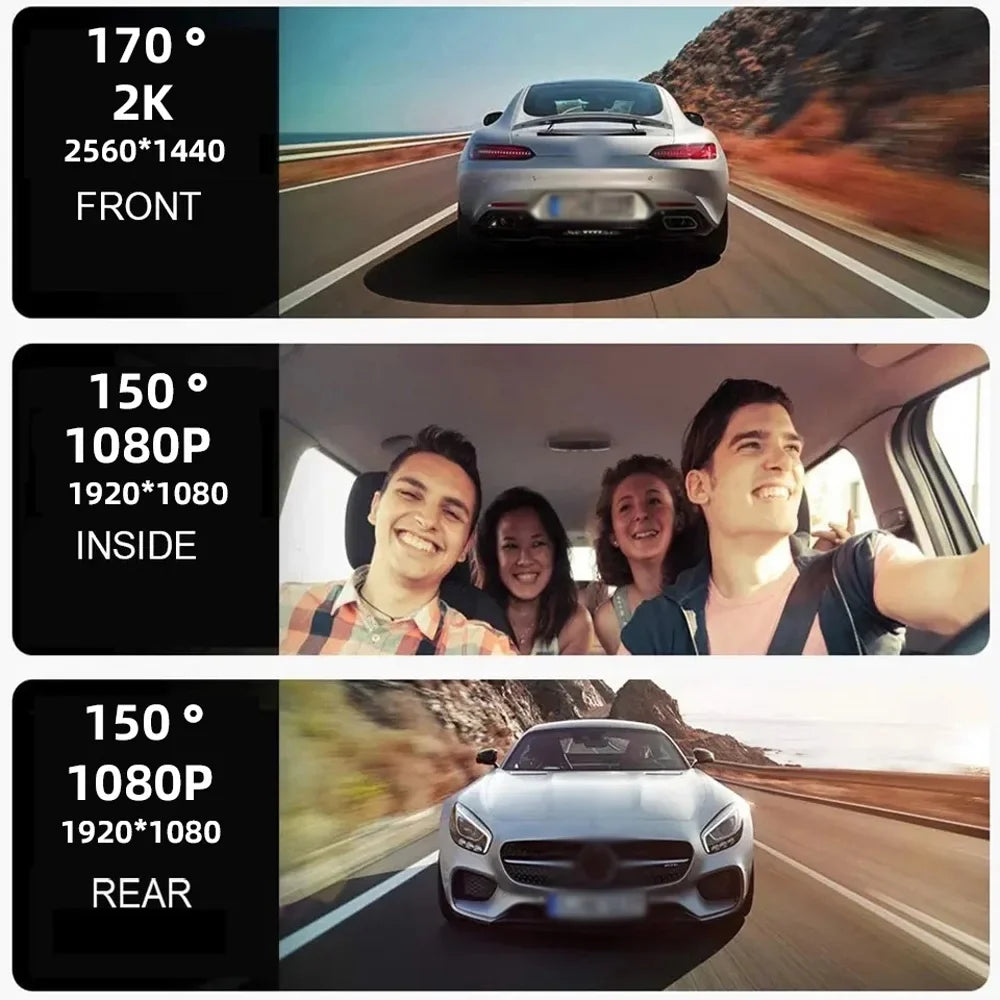 OWSizeOO Dashcam Car Video Recorder, Wide Angle Camcorder, WiFi Interconnection, Auto Sizeafety Recorder