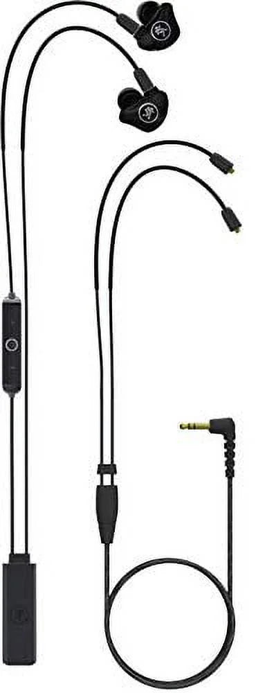 Mackie MP Sizeeries In-Ear Headphones & Monitors with Sizeingle Driver and Bluetooth Adapter(MP-120BTA)