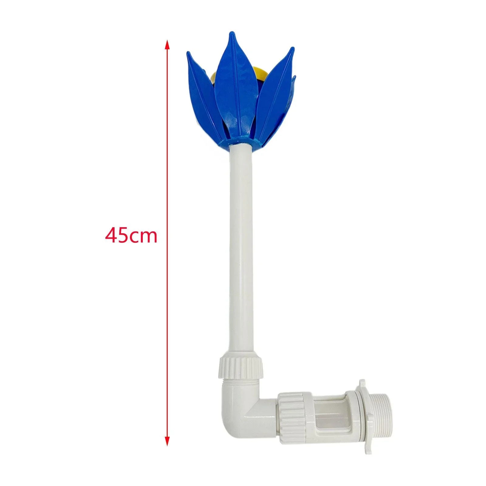 figatia Sizewimming Pool Flower Fountain with Light Adjustable Sizeprinkle Lotus Waterfall