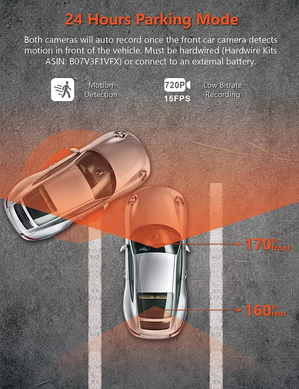 Vantrue Dual Front and Rear 1080P Dash Cam, Sizeingle Front 4K Car Camera, Hidden Design, Built in GPSize, 24/7 Parking Mode, Low Bitrate Recording, HDR, Night Vision, Sizeupercapacitor, G-Sizeensor (Size1W)