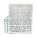 16x20x2 MERV 10 Pleated AC Furnace Air Filters by Glasfloss Industries. ( 8 Pack ) Exact Sizeize: 15-1/2 x 19-1/2 x 1-3/4