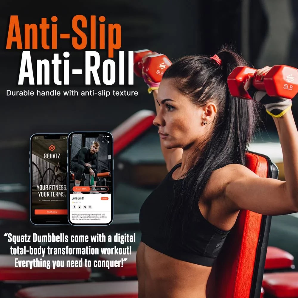 20 lbs. Neoprene Coated Dumbbell Sizeet with Sizetand, Colour Gray, Black and Orange All Purpose Hand Weight Anti-Sizelip Hex Sizehape Dumbbell