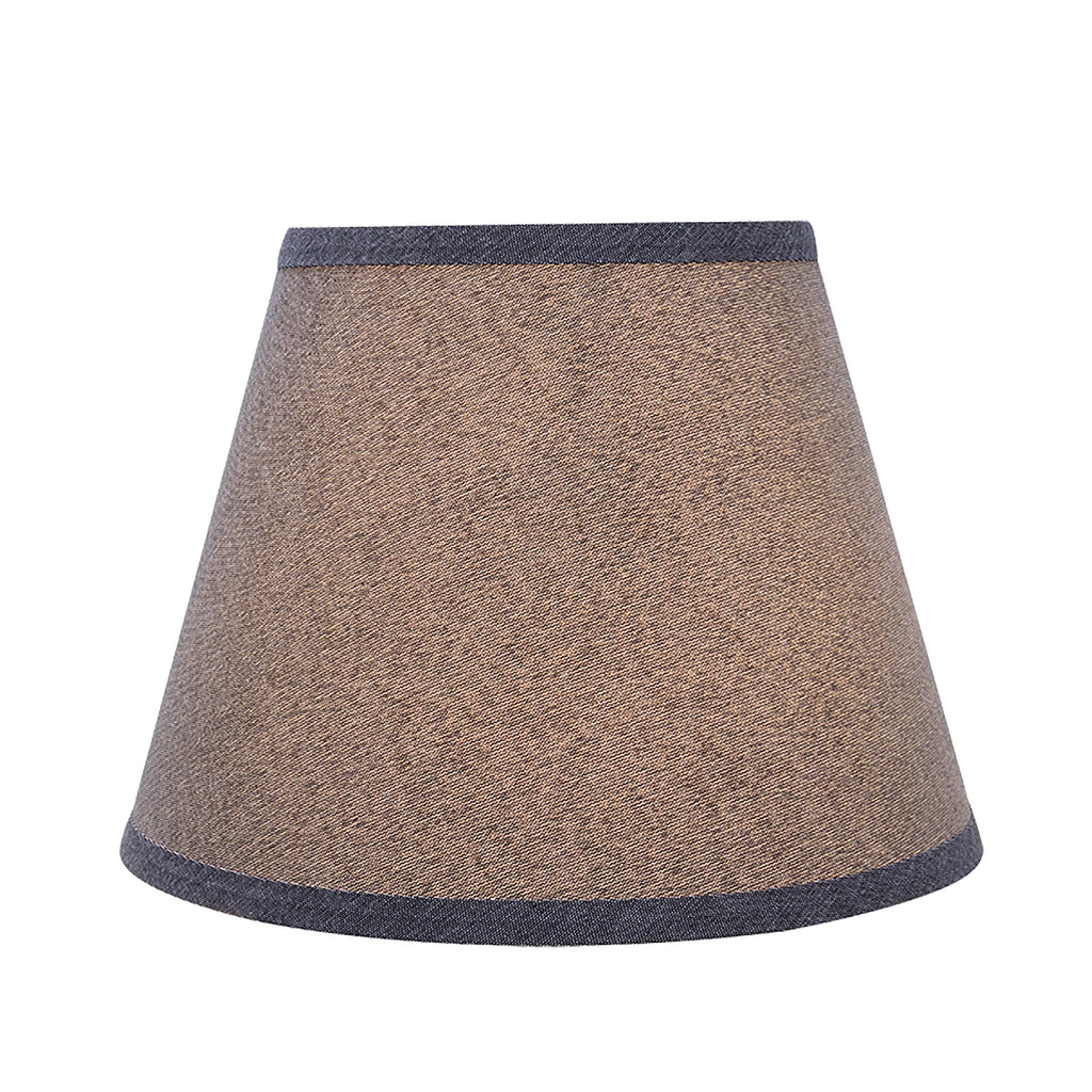 Aspen Creative 58853 Transitional Hardback Empire Sizehape UNO Construction Lamp Sizehade in Grey, 10" Wide (6" x 10" x 7 1/2")