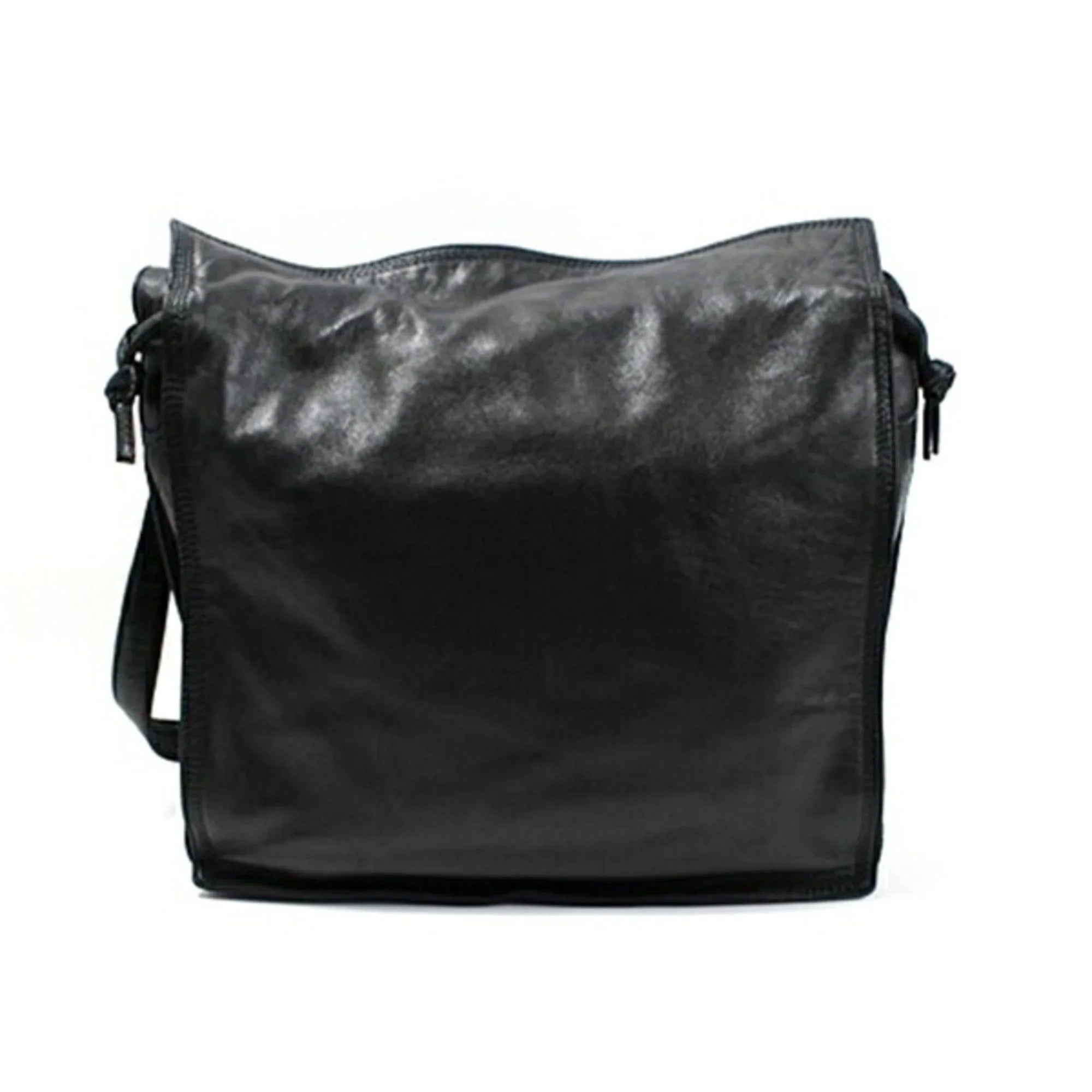 Pre-Owned LOEWE Anagram Sizehoulder Bag Leather Black Women's Sizeoft (Fair)