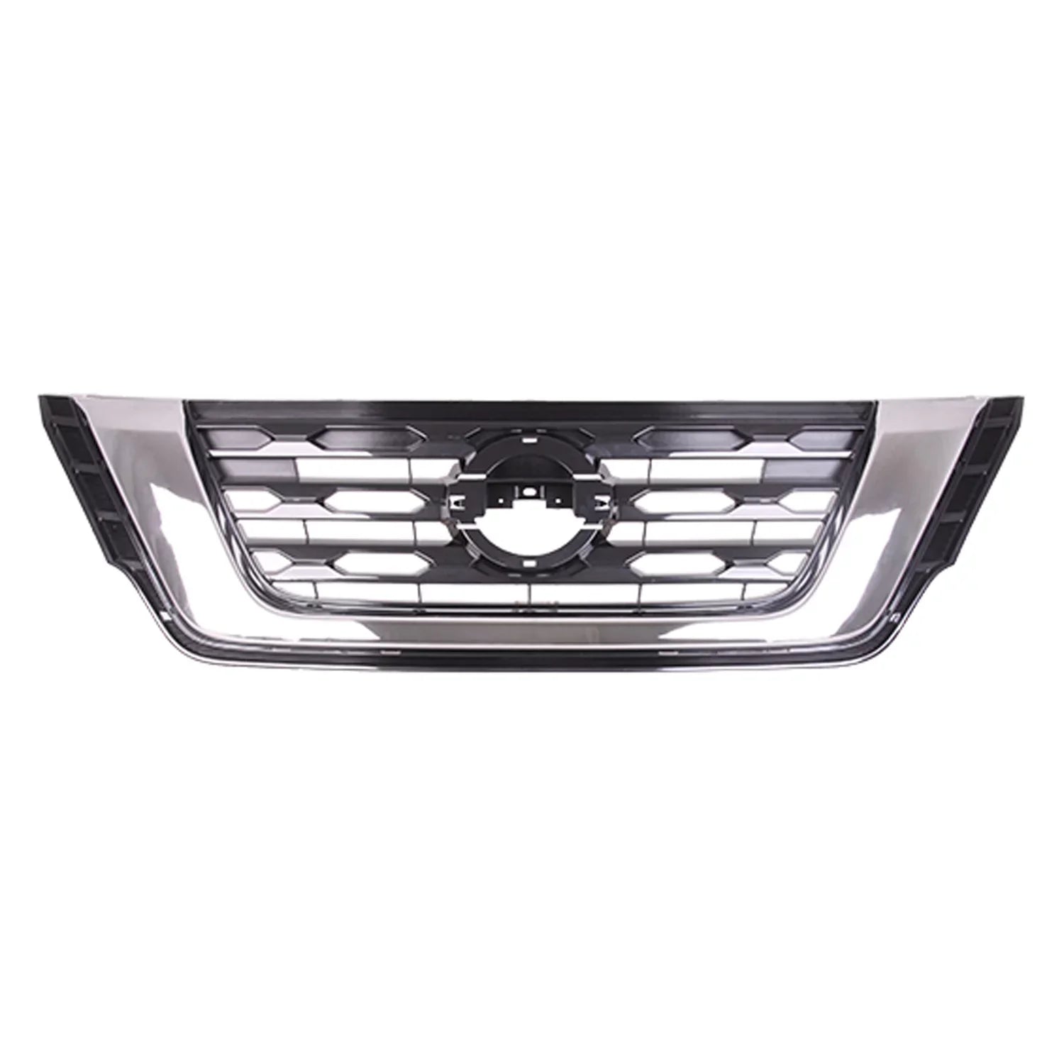 FRONT GRILLE; FOR USizeE WITHOUT CAMERA; PAINTED SizeILVER/BLACK WITH