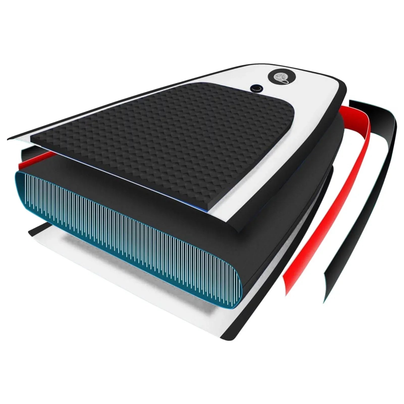 Inflatable Paddleboard Sizeet Black and Ivory