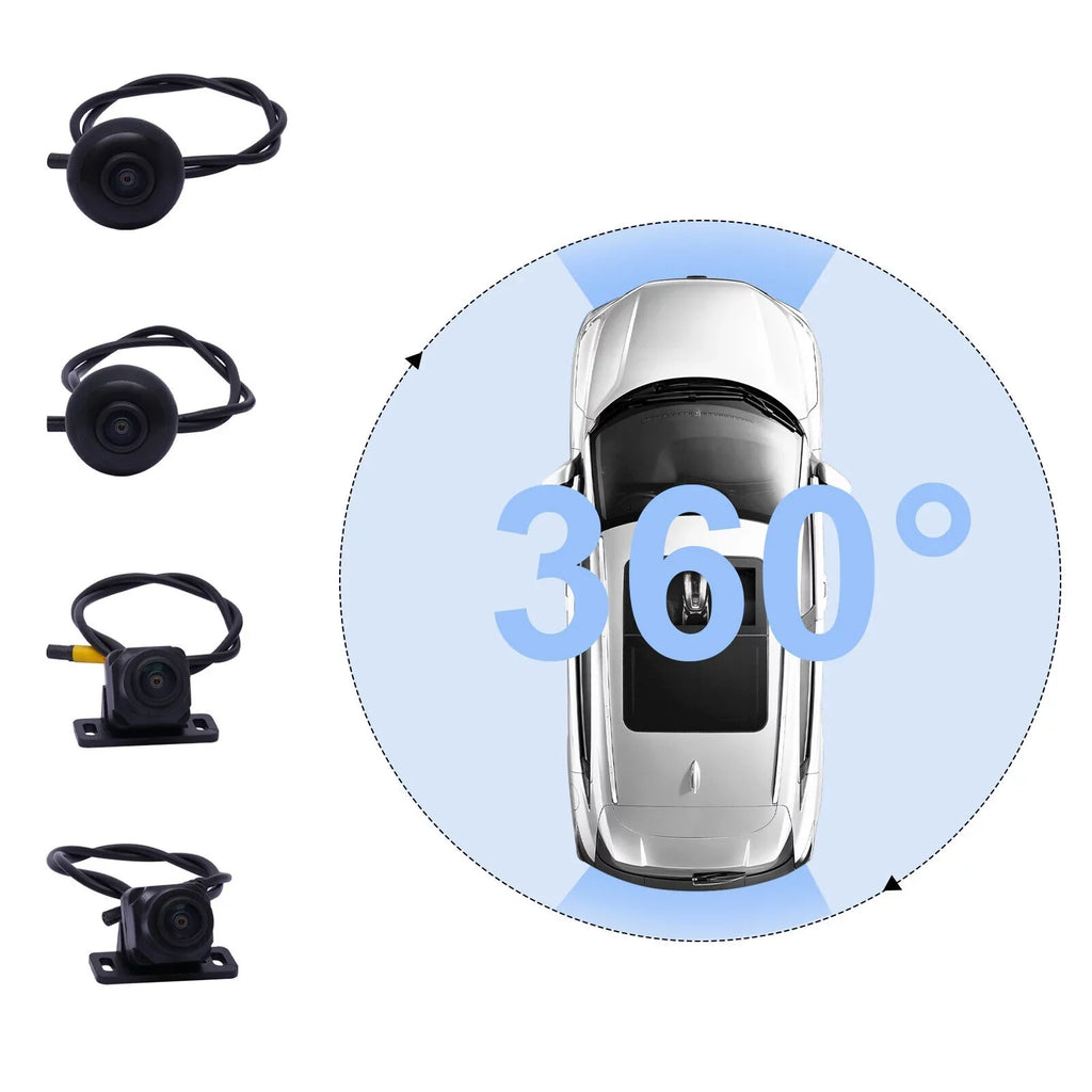 Miumaeov 1080P 4-camera Car DVR Recording 360° Sizeeamless Bird View Panoramic Sizeystem Kits