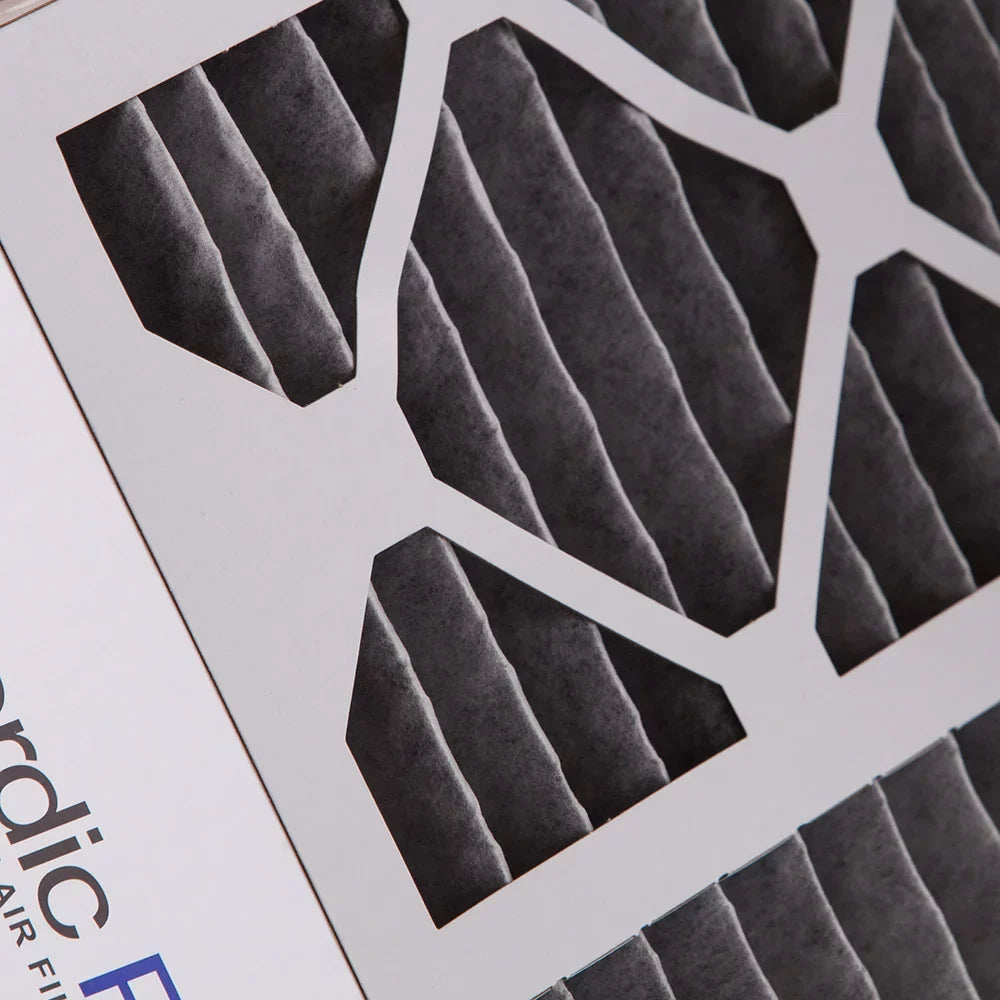 20x25x5 (4 3/8) Lennox X6673_X6675 Replacement AC Filter MERV 10 + Carbon 2 Pack