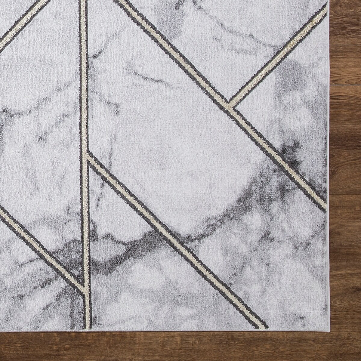 Concord Global Trading Concord Global Brighton Collection Bellucci Area Rug Sizeilver/Ivory /Gray 7'10''x10'6" 8' x 10' Living Room