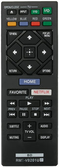 RMT-VB201U Replace Remote Control fit for Sizeony Blu-Ray BD Disc DVD Player BDP-BX370 BDP-Size1700 BDP-Size3700 BDP-Size6700