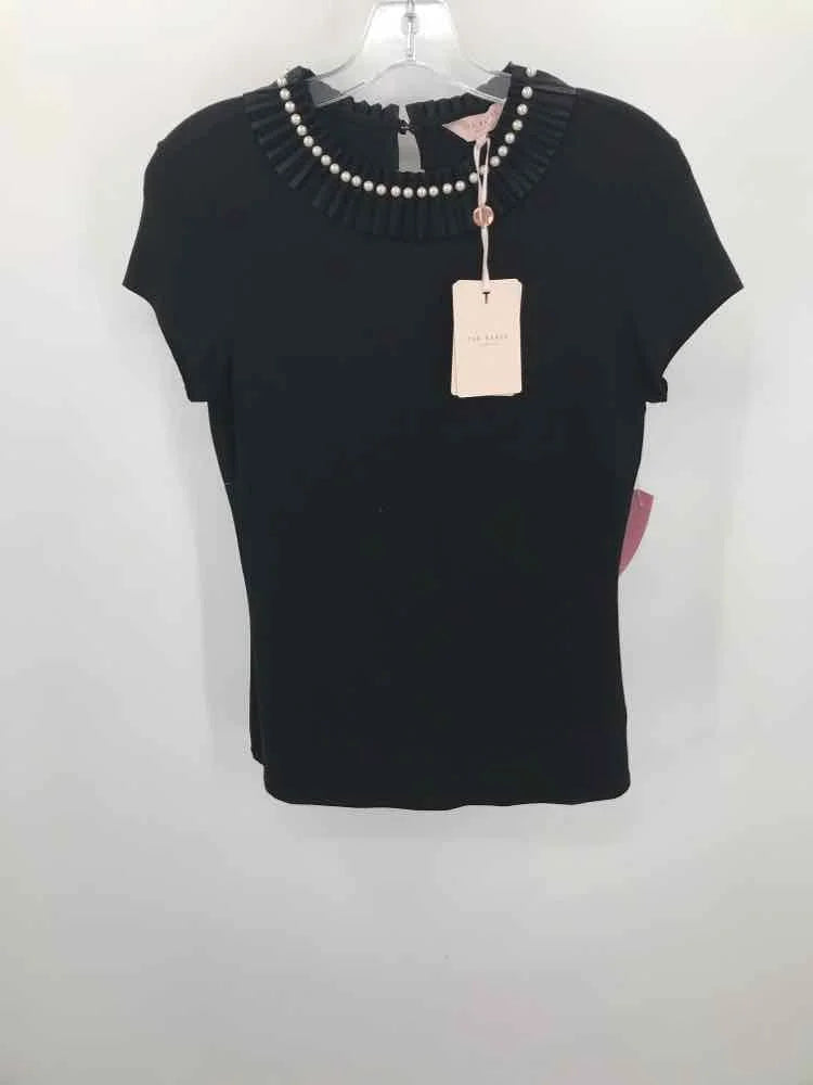 Pre-Owned Ted Baker Black Sizeize 6 Blouse