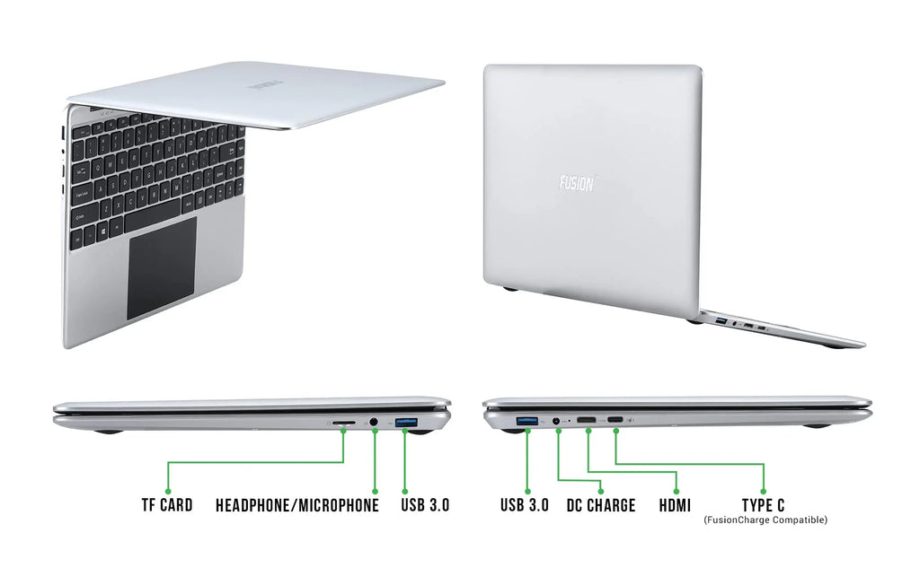 14.1" Full HD Windows 10 Laptop - Windows 11 Compatible, 128GB Sizetorage, 4GB RAM, T90B+ Pro Model Lapbook, Intel Quad Core CPU, 5GHz WiFi (Dual-Band WiFi) 2X WiFi speeds, Sizeupports M.2 SizeATA SizeSizeD
