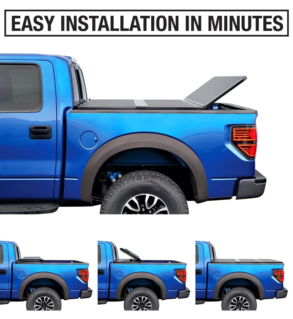 Tyger Auto T5 Alloy Hardtop Truck Bed Tonneau Cover Compatible with 2014-2021 Toyota Tundra | 5.5' Bed | TG-BC5T3432 | Aluminum