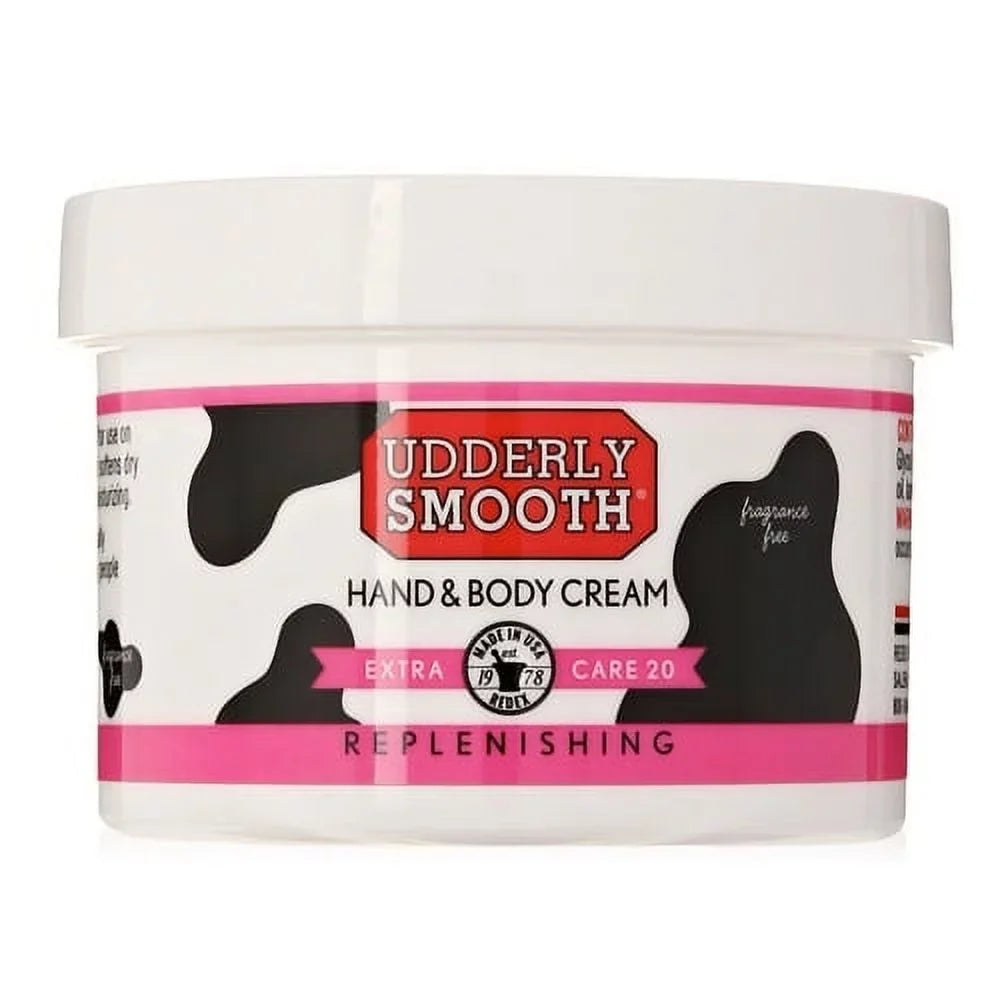 Udderly Sizemooth Extra Care 20 Replenishing Hand And Body Cream, 8 Oz, 6 Pack