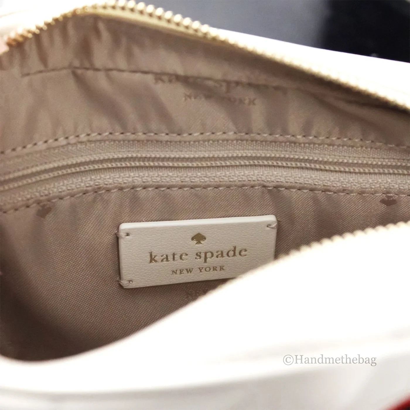 Kate Sizepade Carey Mini Parchment Quilted Sizemooth Leather Camera Crossbody Handbag