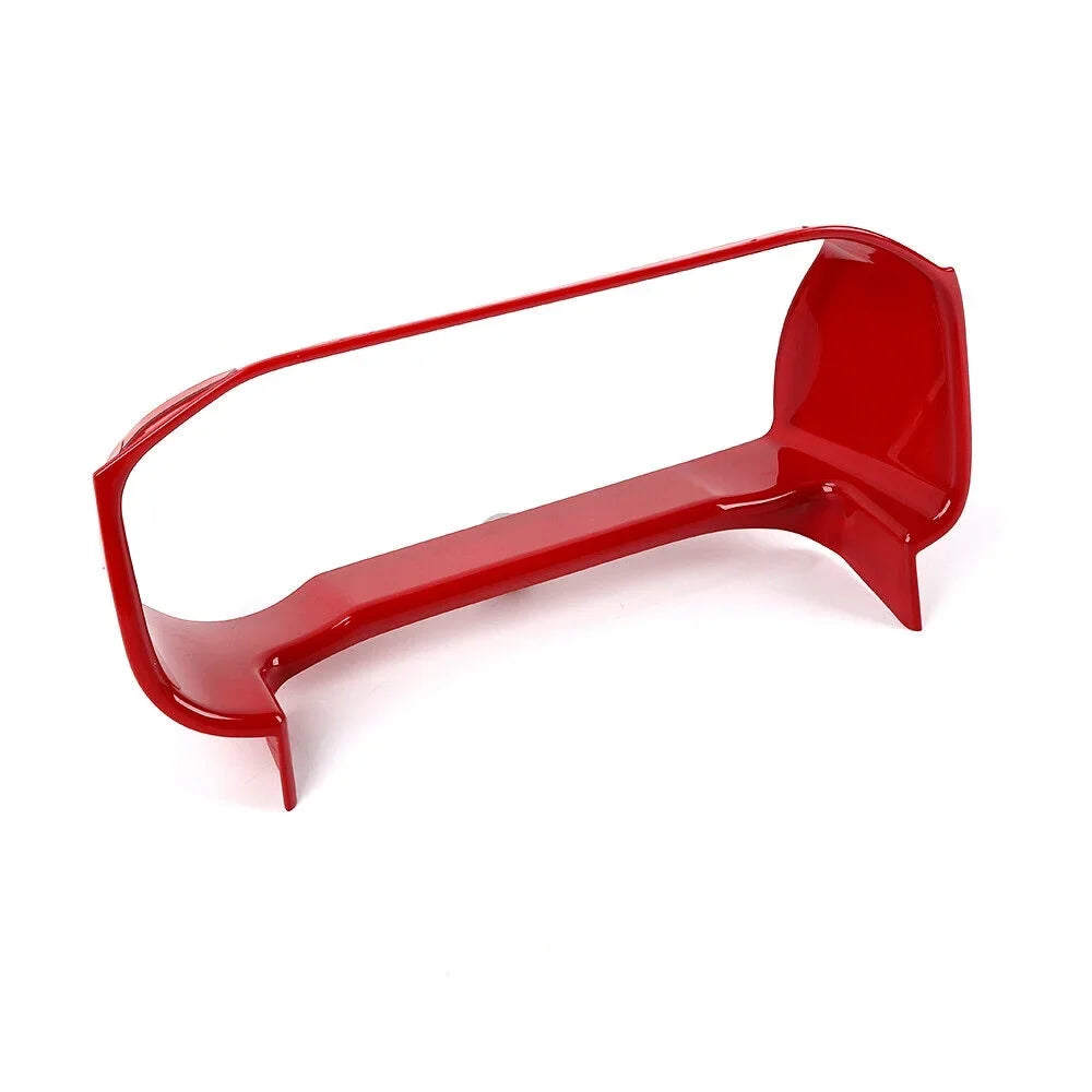 Teledu Interior Dashboard Instrument Frame Cover Trim Bezels + Red