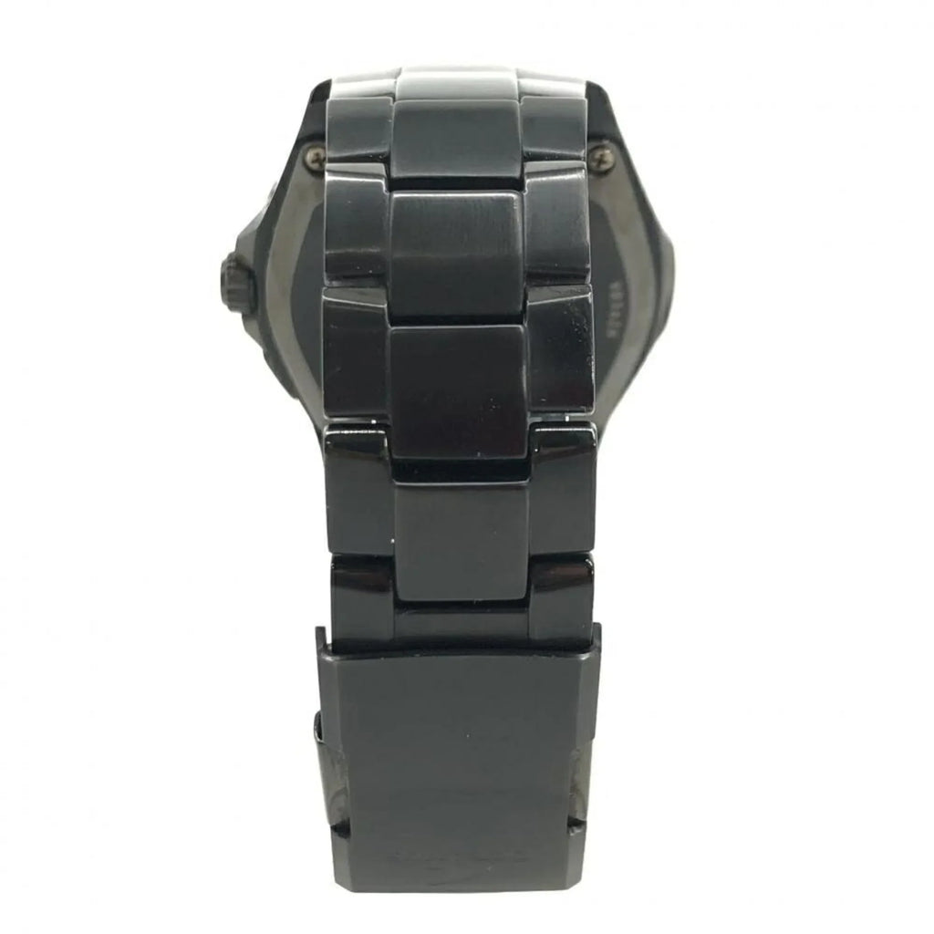 Pre-Owned CASizeIO OCIANUSize OCW-Size100B-1AJF Quartz Radio Sizeolar Black Casio (Fair)