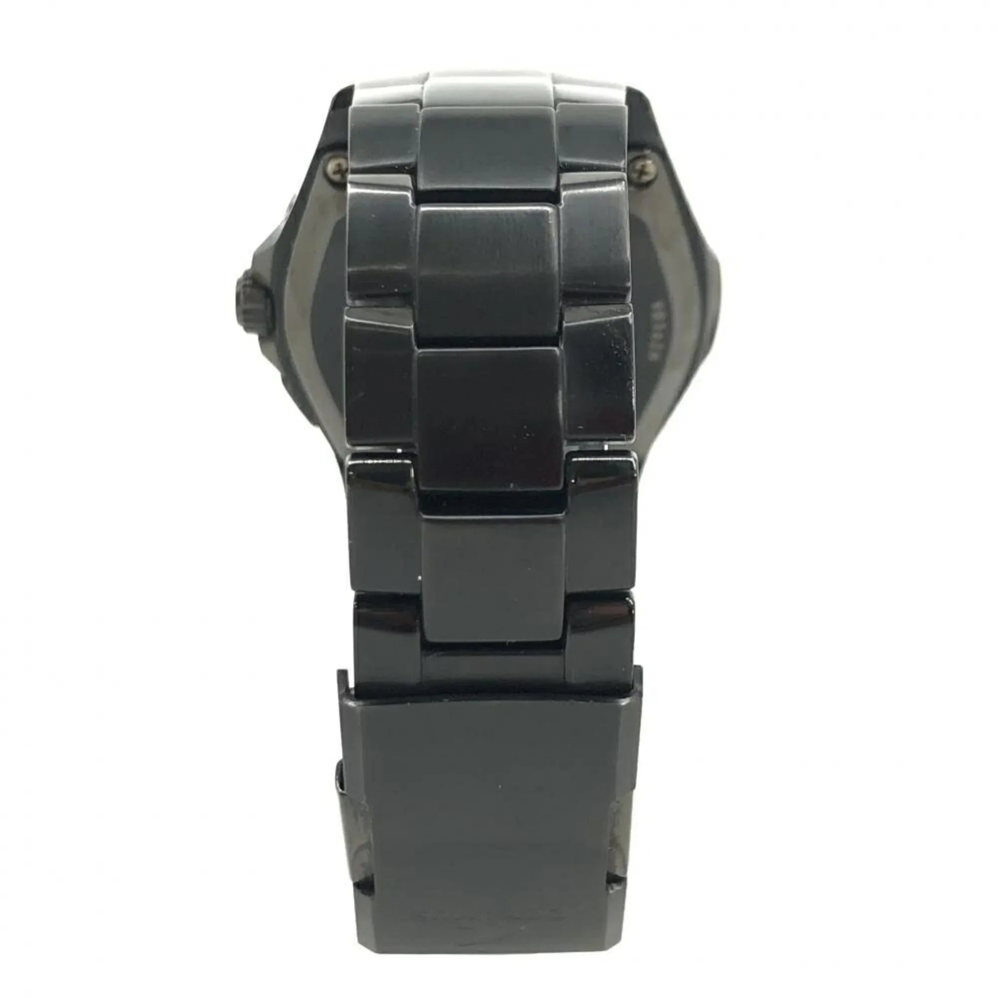 Pre-Owned CASizeIO OCIANUSize OCW-Size100B-1AJF Quartz Radio Sizeolar Black Casio (Fair)