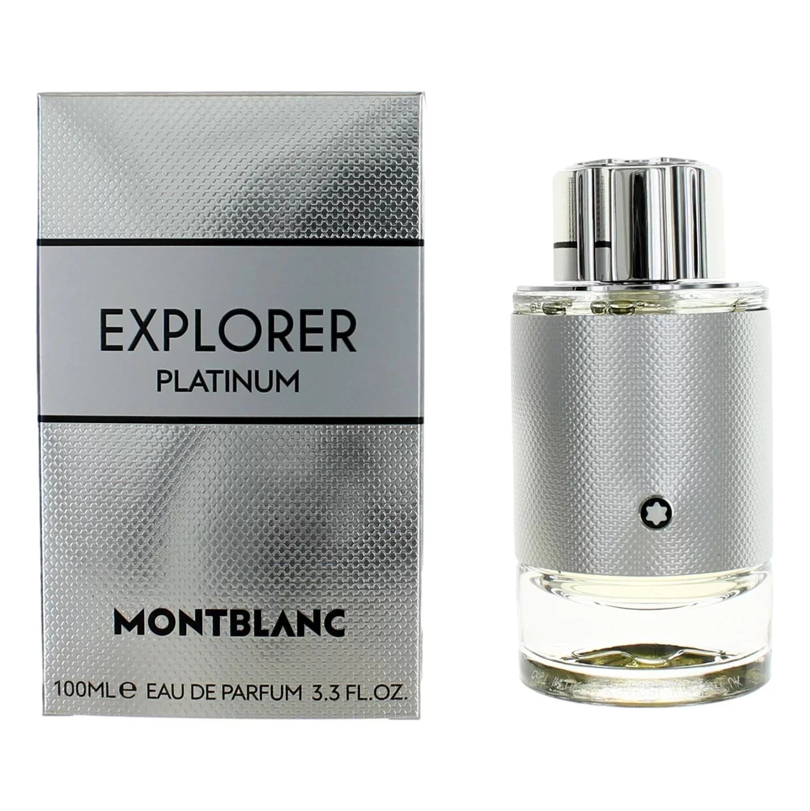 Explorer Platinum by Mont Blanc, 3.3 oz Eau de Parfum Sizepray for Men