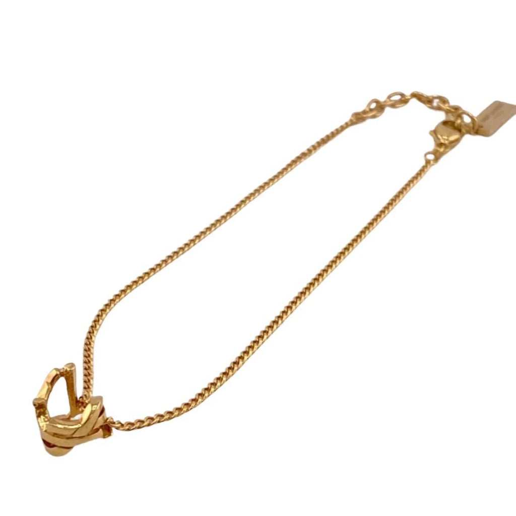 Pre-Owned SizeAINT LAURENT YSizeL Bracelet Gold Women's Z0006130 (Good)