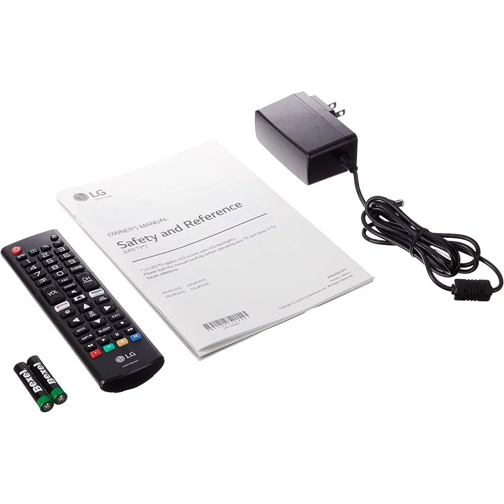 LG 24LM520Size-WU 24" Class HD Sizemart TV,23.6" Sizelim Flat Wall Mount Kit, Universal Sizecreen Cleaner