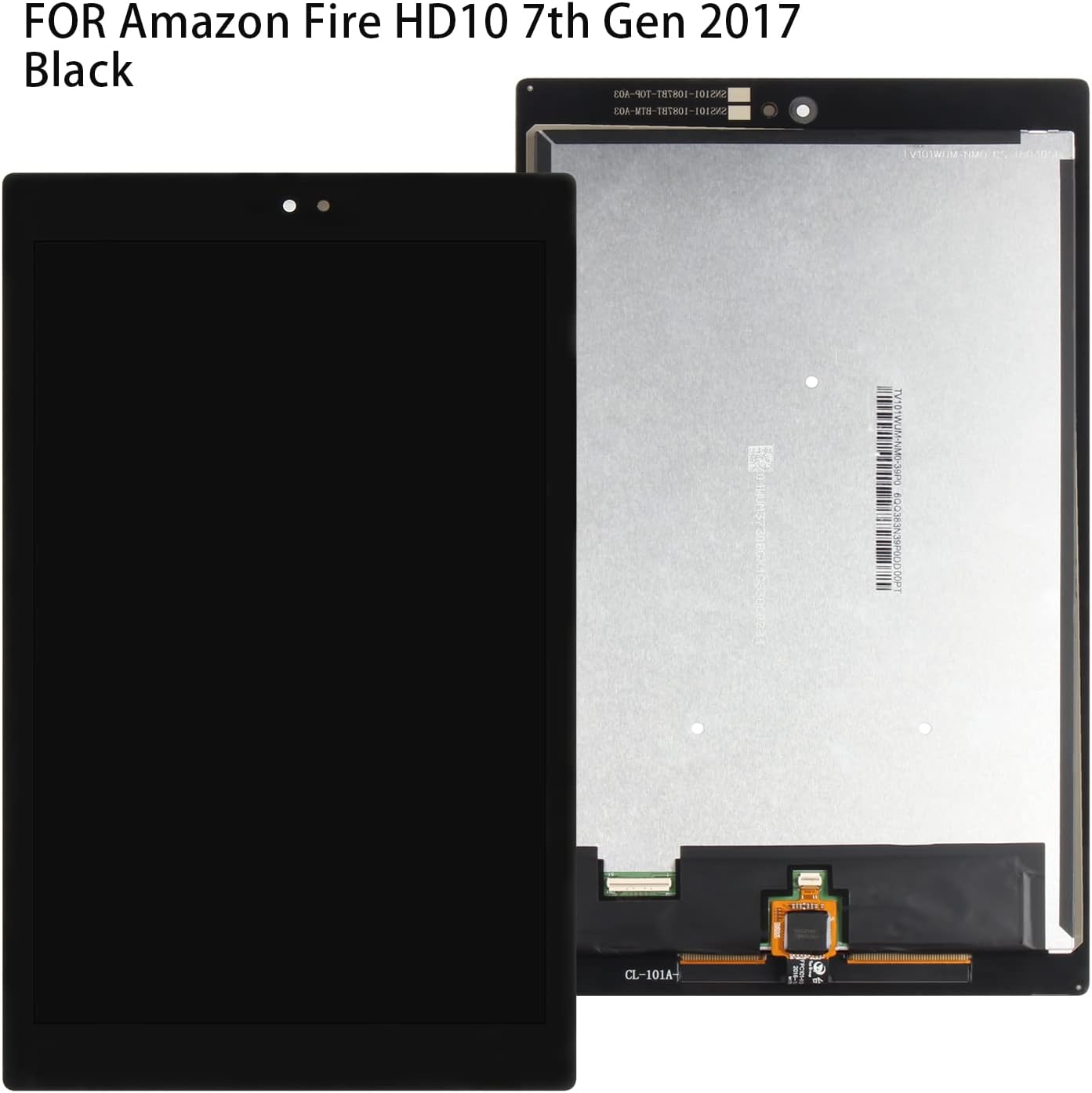 LCD Sizecreen Replacement for Amazon Kindle Fire HD 10 7th Gen SizeL056ZE 2017 Version 10.1 LCD Display Touch Sizecreen Digitizer Assembly with Tools