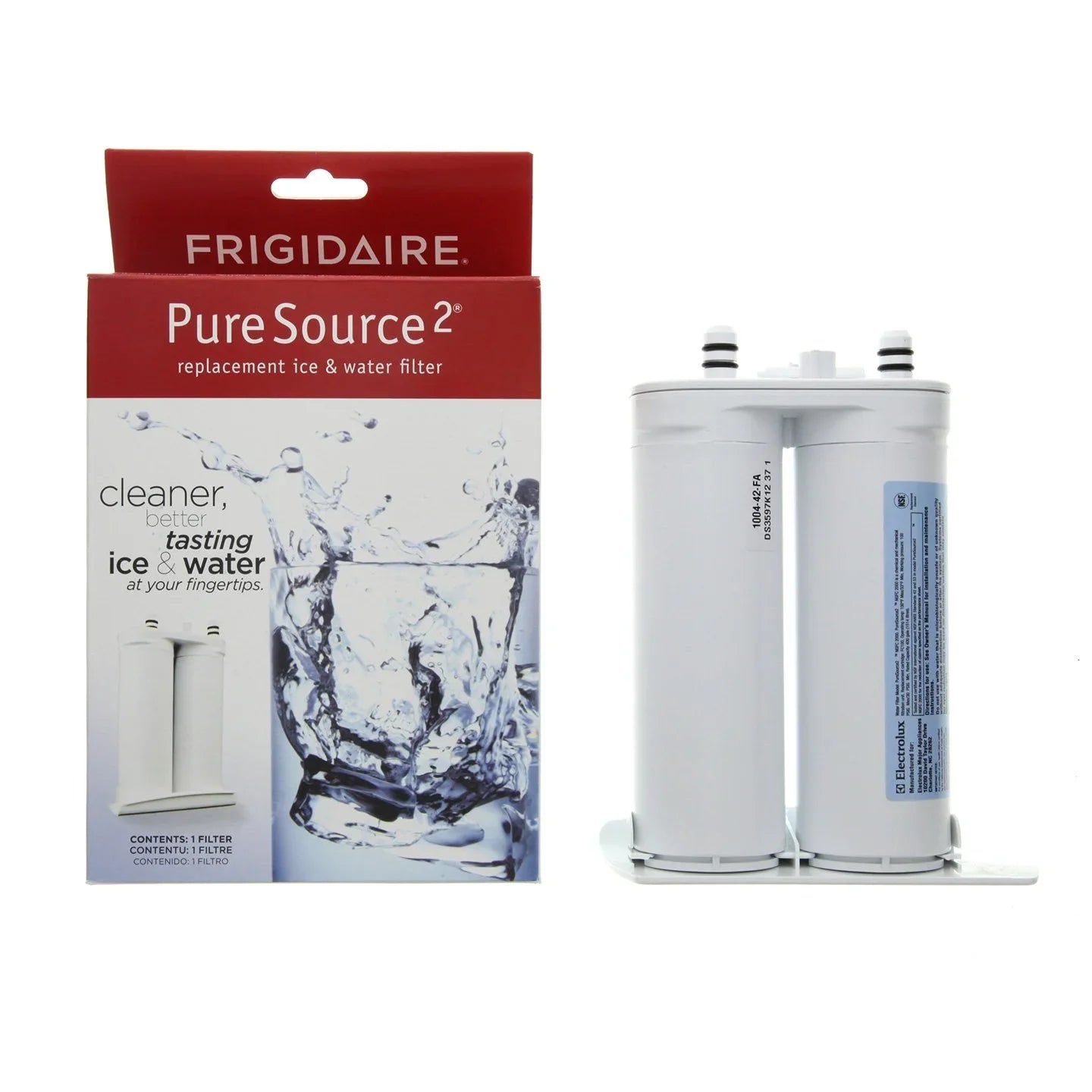 Package Of 2 Frigidaire WF2CB PureSizeource2 / Frigidaire FC100 Refrigerator W...