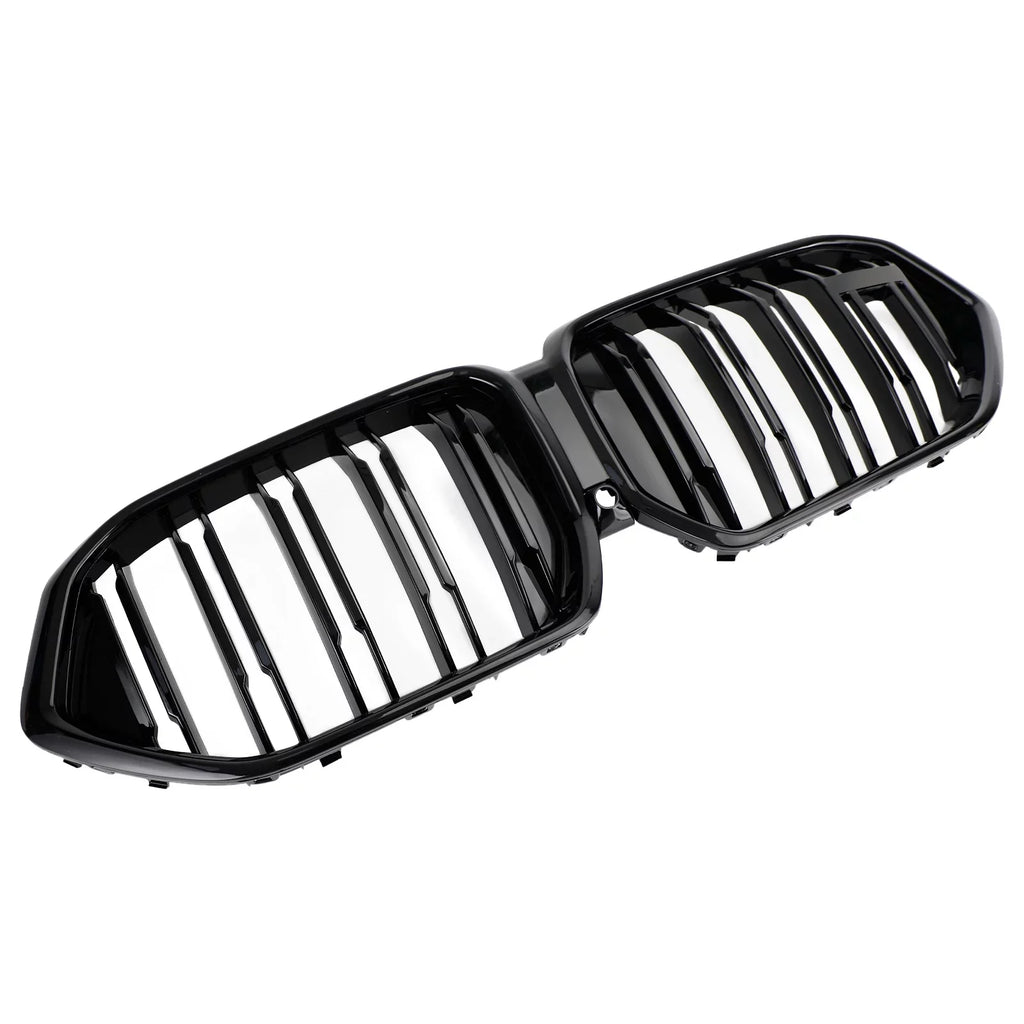 Front Bumper Grille Grill Fit for BMW X6 G06 M50i 2020-2022 W/Camera Hole Black