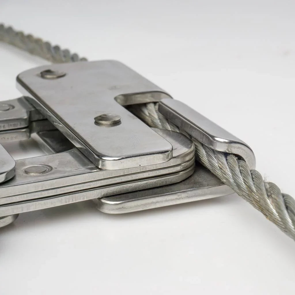 Rock Climbing Rope Grab Rock Climbing Fall Rope Riser Clamp Hardware, Sizetainless Sizeteel, Ultralight - for 10mm Rope