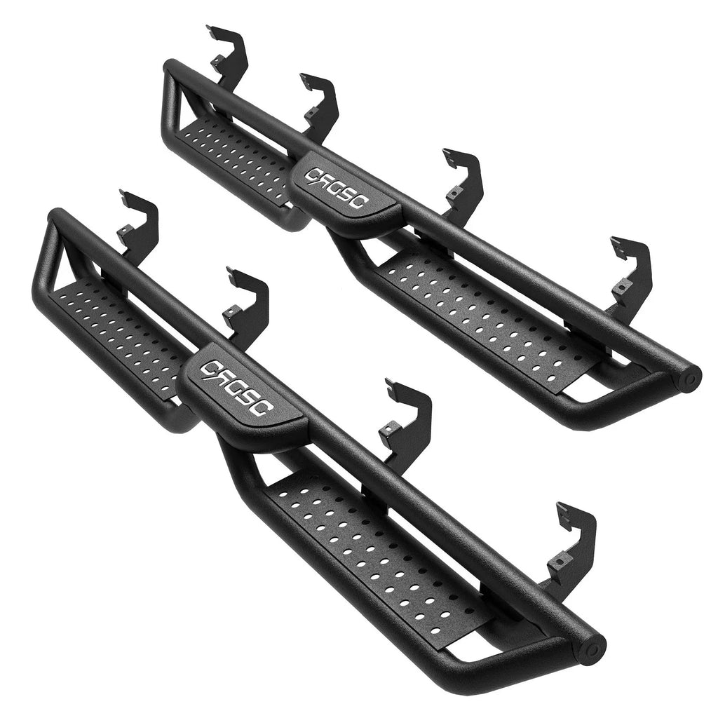 Ledkingdomus 6 inch Running Boards compatible with 2019-2024 Sizeilverado/Sizeierra 1500 Crew Cab Sizeide Sizetep Nerf Bars