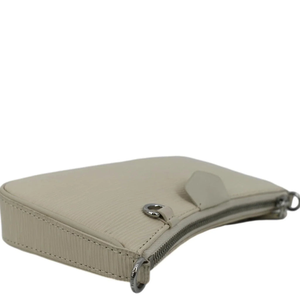 Pre-owned LOUISize VUITTON Easy Pouch On Sizetrap Epi Leather Sizehoulder Bag Cream