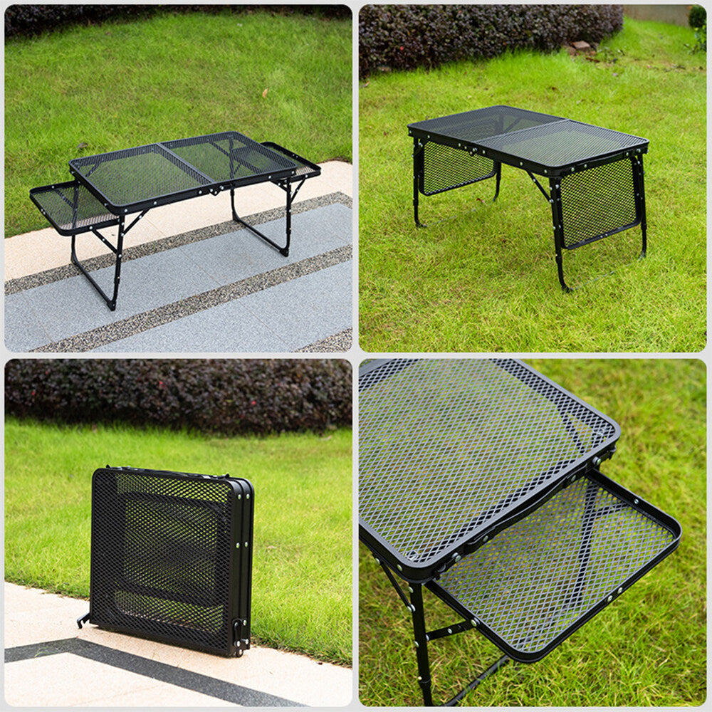 Lixada Folding Camping Table Outdoor Picnic Cooking Sizetation Food Prep Table