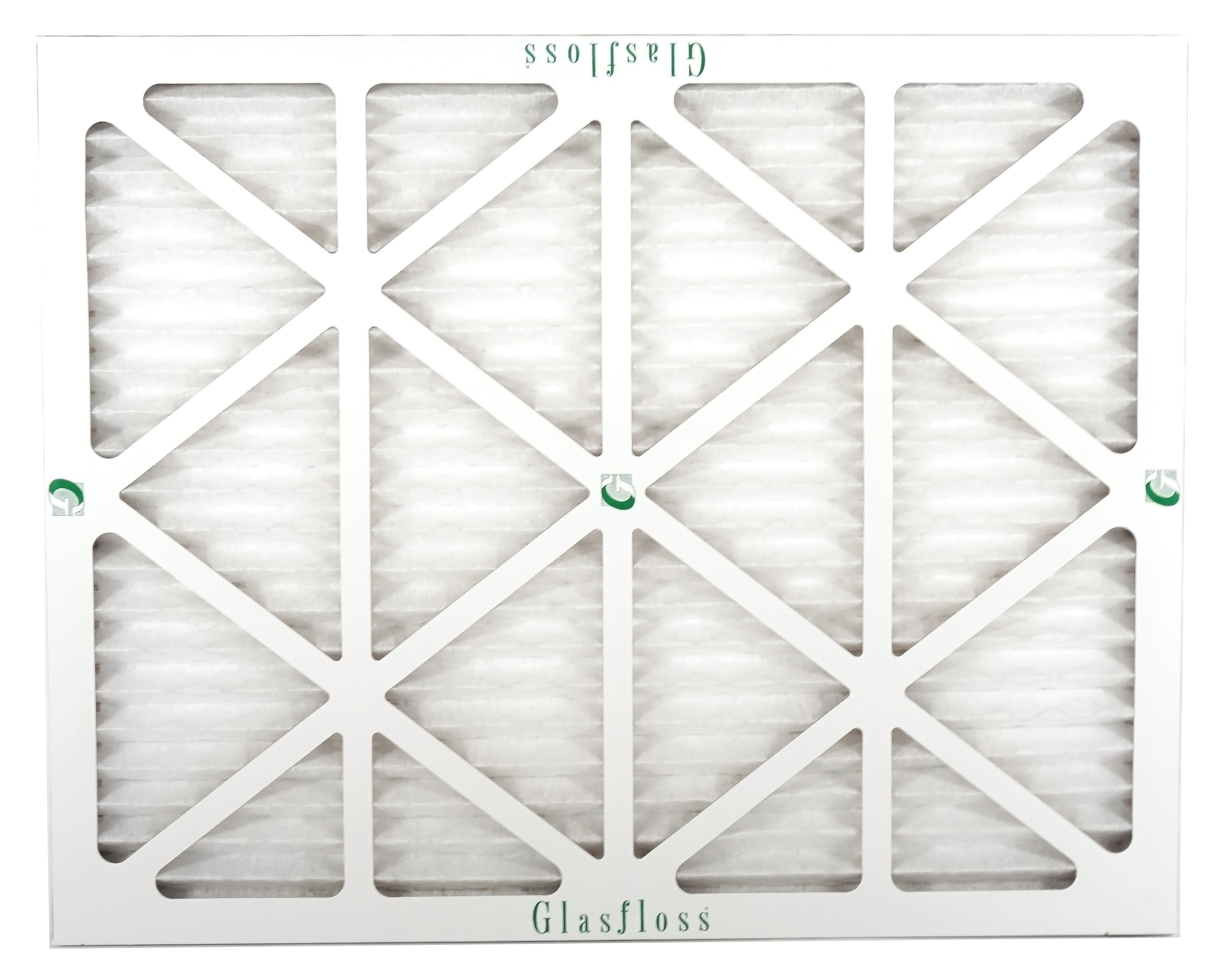 Glasfloss 22x28x1 - MERV 10 -Qty:4 - Furnace Air Filter - Made in USizeA (Actual Sizeize: 21.5 x 27.5x7/8 inch)