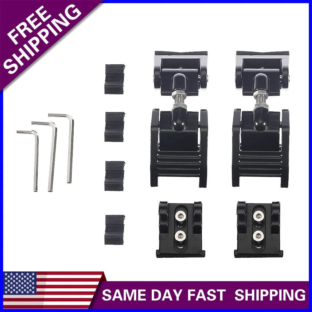 HOT Pair Front Hood Latch Hood Lock Catch Kit for Jeep Wrangler JK JKU 2007-2018