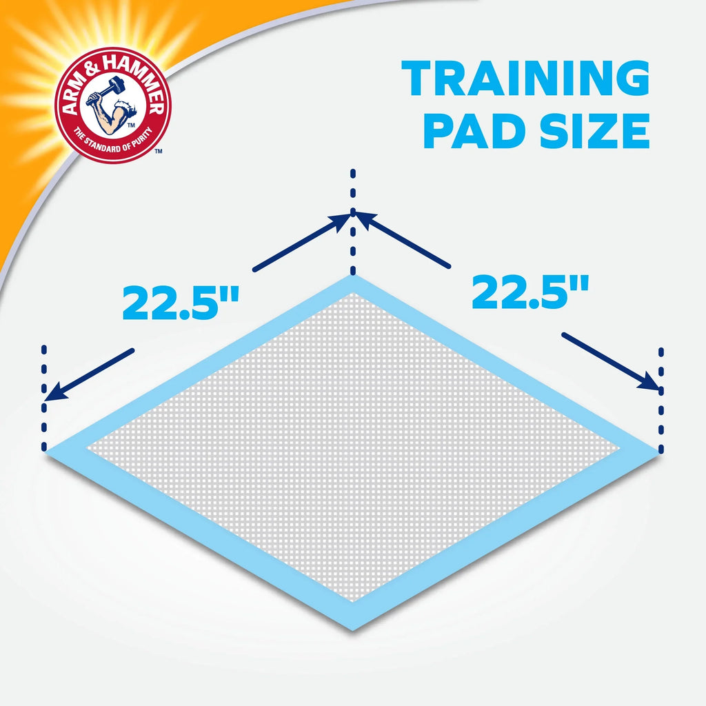 Arm & Hammer for Dogs Puppy Training Pads, 200ct | Odor Control, Leak-Proof Puppy Pads