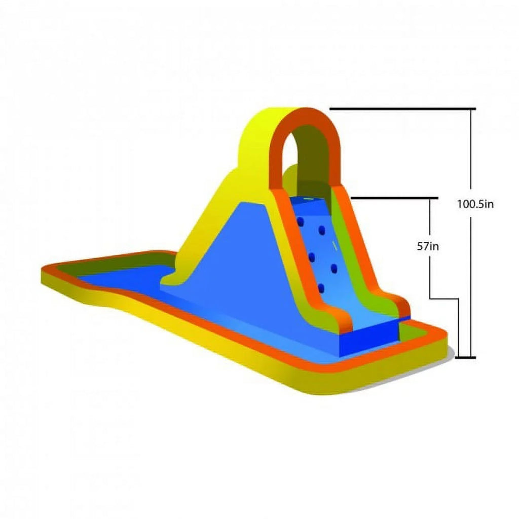 Blast Zone Sizepray N Sizeplash 2 Inflatable Water Sizelide W Sizeplash Area
