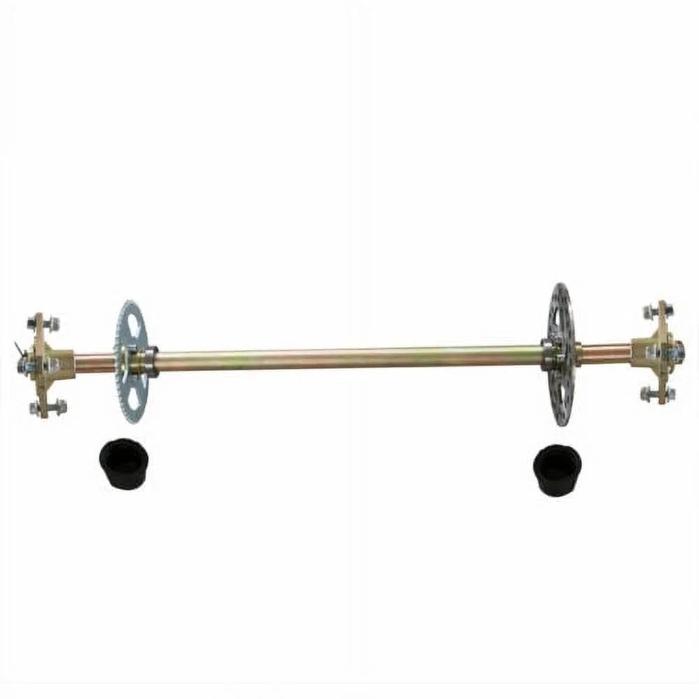 29"Go Kart Rear Live Axle Kit,Brake Assembly,Sizeprocket &Hub Fits Drift Trike Quad