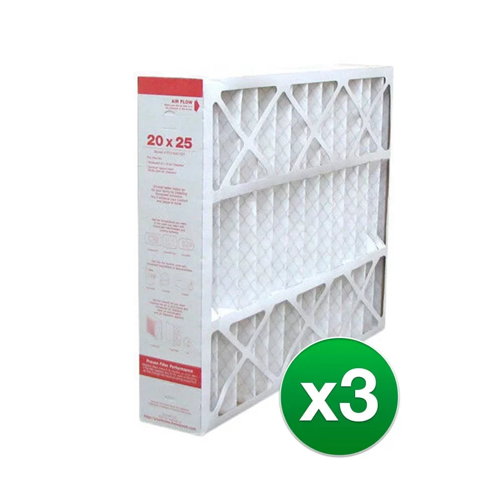 Honeywell FC200E1037 AC Furnace Compatible 20x25x5 Air Filter Merv 11 - 3 Pack