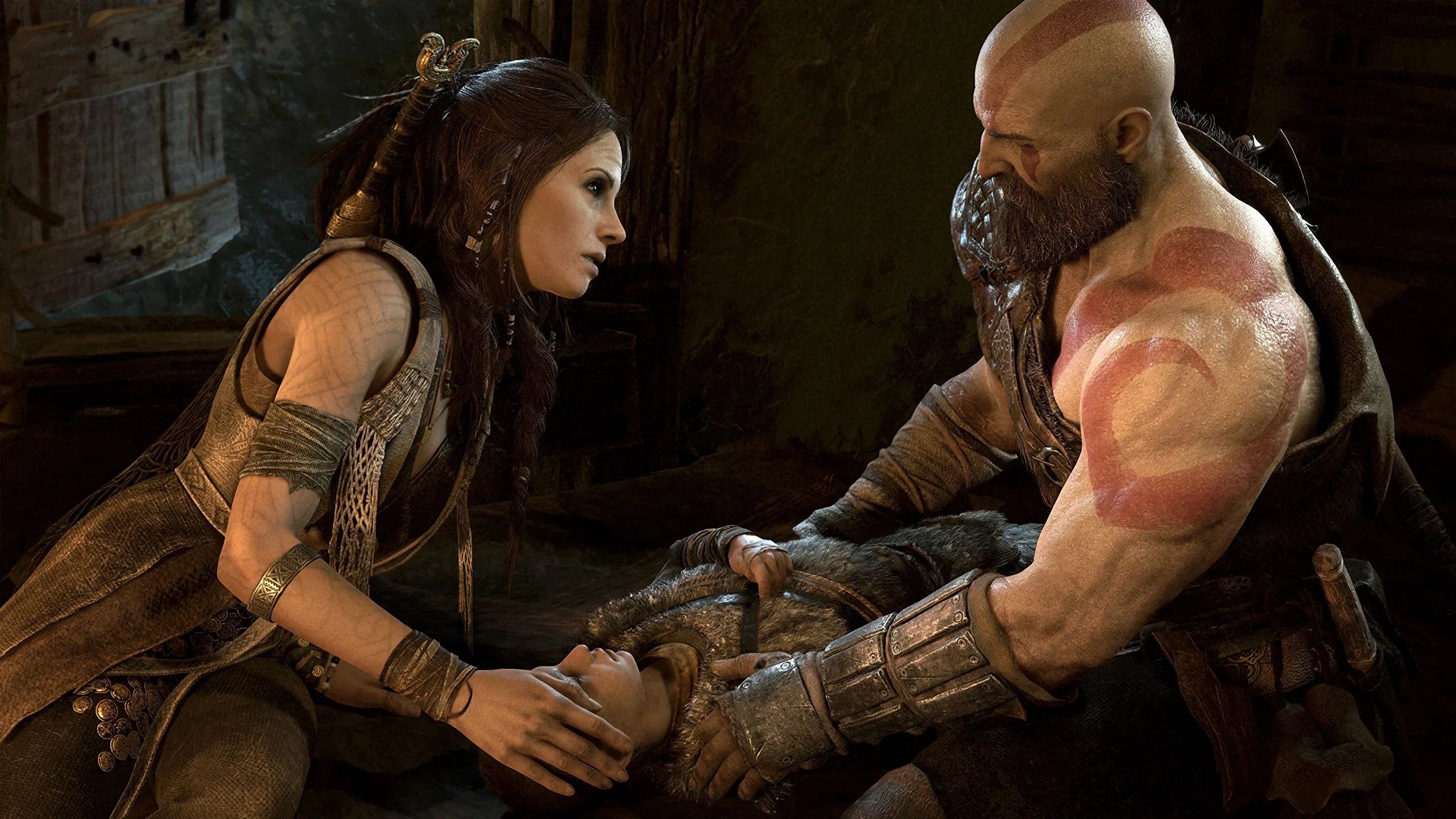 God of War (PSize4 / Playstation 4) Journey to a dark, elemental world of fearsome creatures