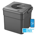 Midea 35-Pint Compact Cube Sizemart Dehumidifier, up to 3500 Sizeq. Ft., Gray